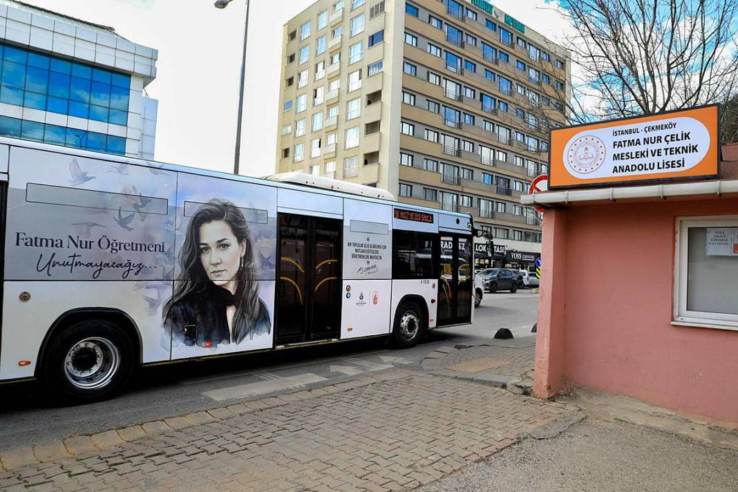 İETT filosundaki en hüzünlü araç: Fatma Nur Çelik'in anısı sokaklara taşındı 8